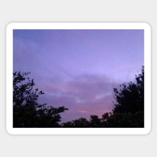 Light Purple Sky Sticker